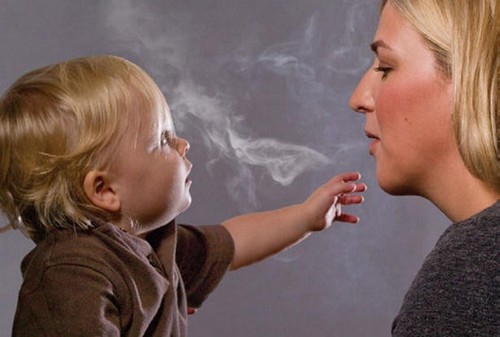 Табачный дым опасен для детской психики