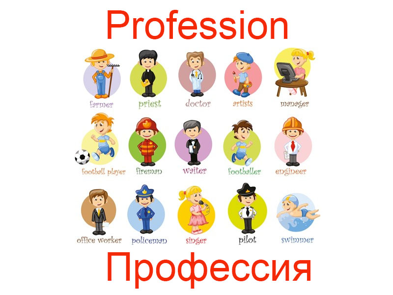 Текст о профессиях для 5 классов на английском языке